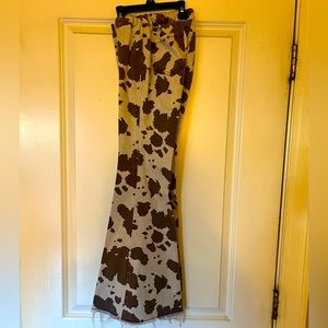 Rock n Roll Cow Print Jeans